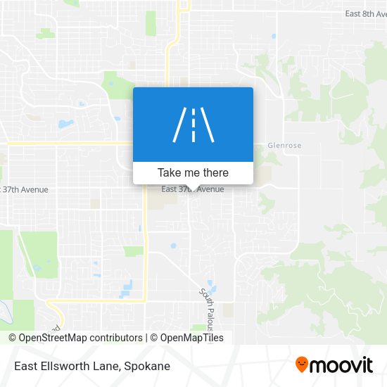 East Ellsworth Lane map