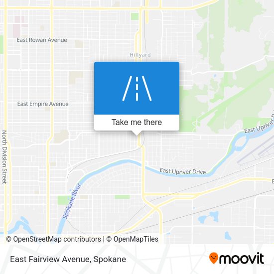 East Fairview Avenue map