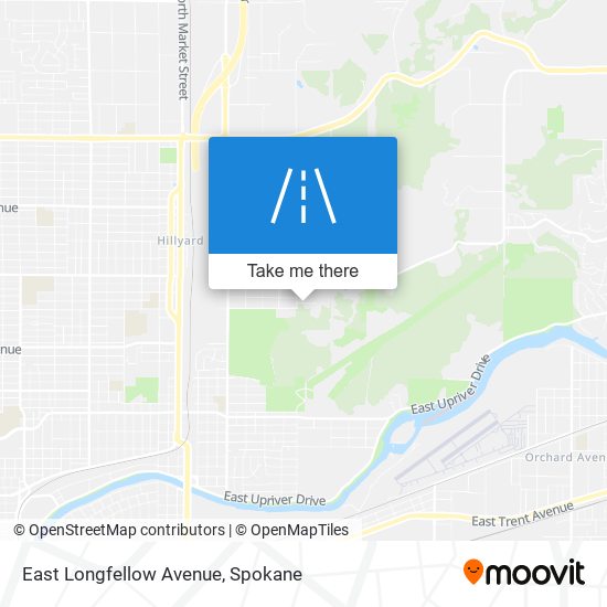 East Longfellow Avenue map