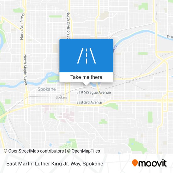 East Martin Luther King Jr. Way map
