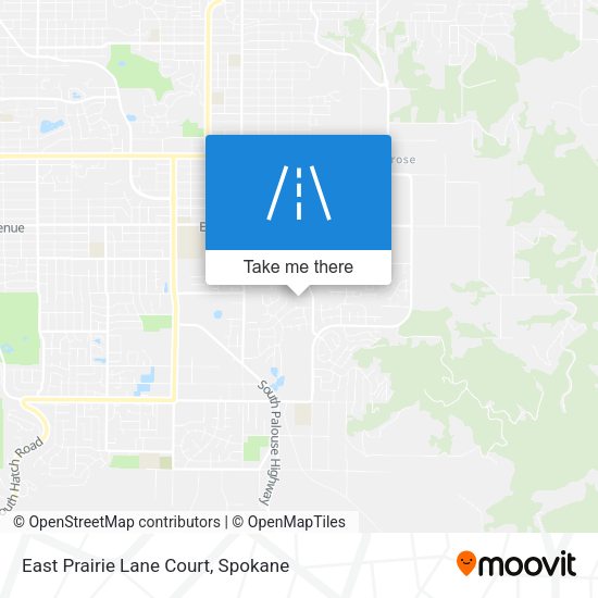 Mapa de East Prairie Lane Court