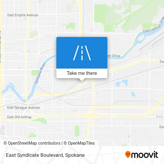East Syndicate Boulevard map
