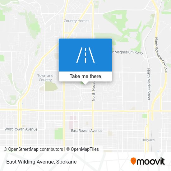East Wilding Avenue map
