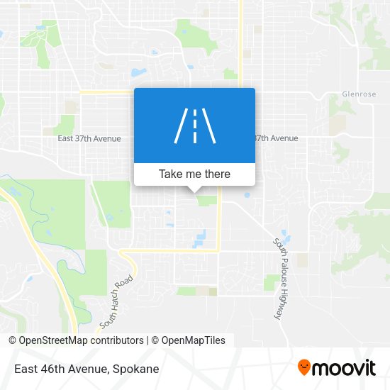 Mapa de East 46th Avenue