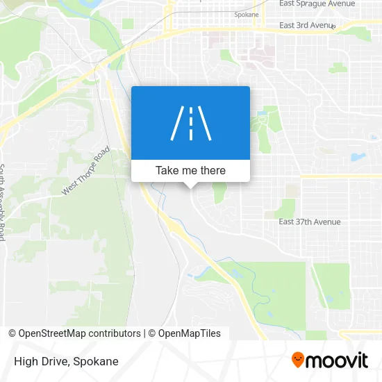 High Drive map
