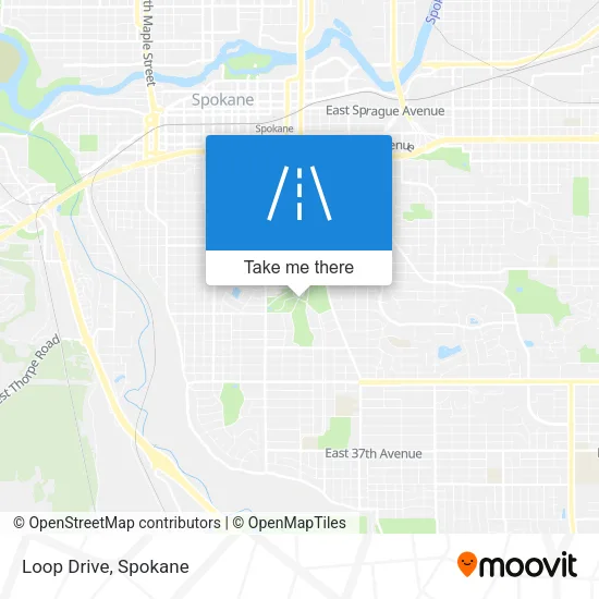 Loop Drive map