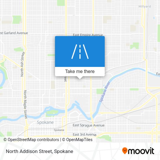 Mapa de North Addison Street