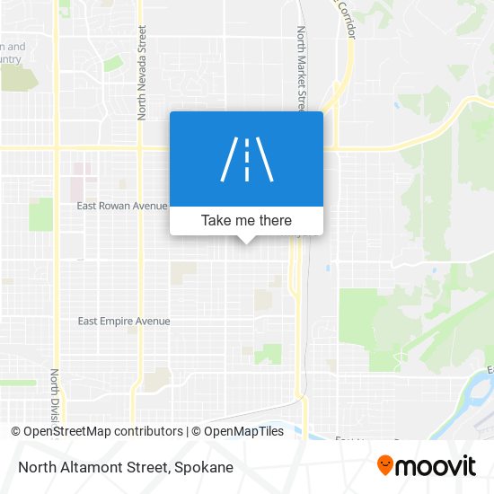 North Altamont Street map