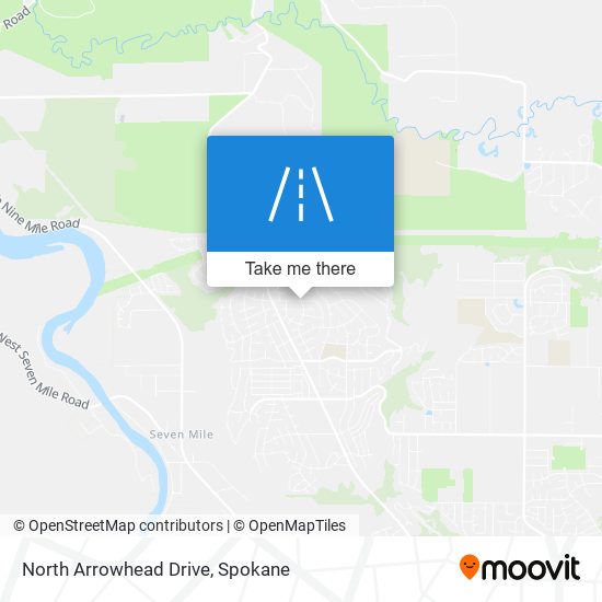 Mapa de North Arrowhead Drive