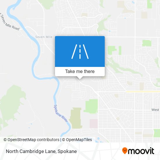 North Cambridge Lane map