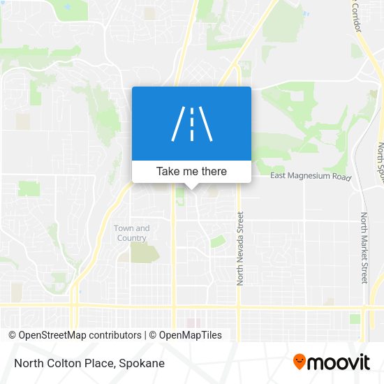 Mapa de North Colton Place