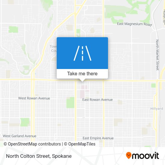 North Colton Street map