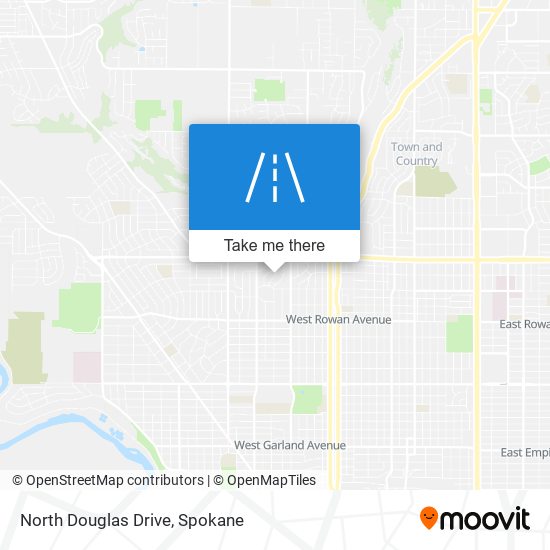 North Douglas Drive map