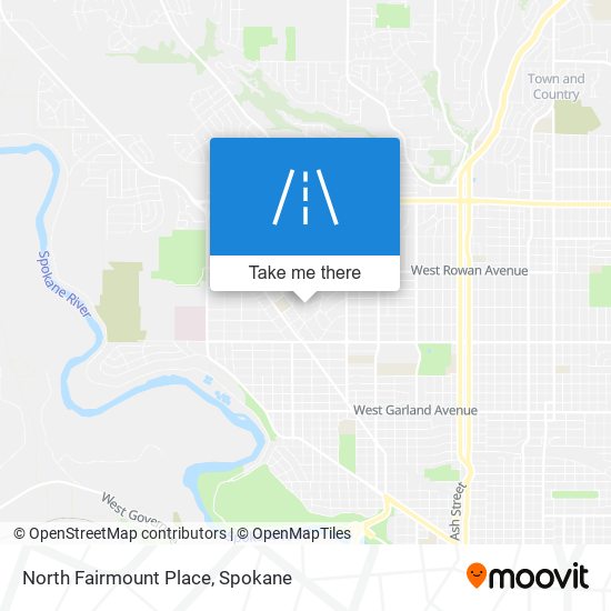 Mapa de North Fairmount Place