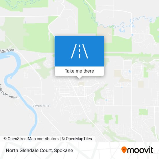 Mapa de North Glendale Court