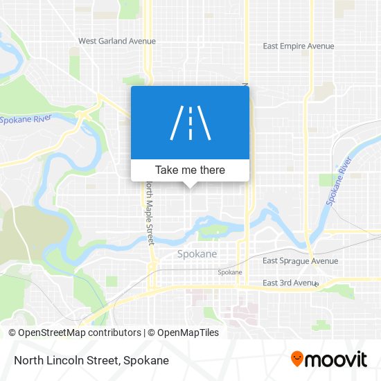 North Lincoln Street map