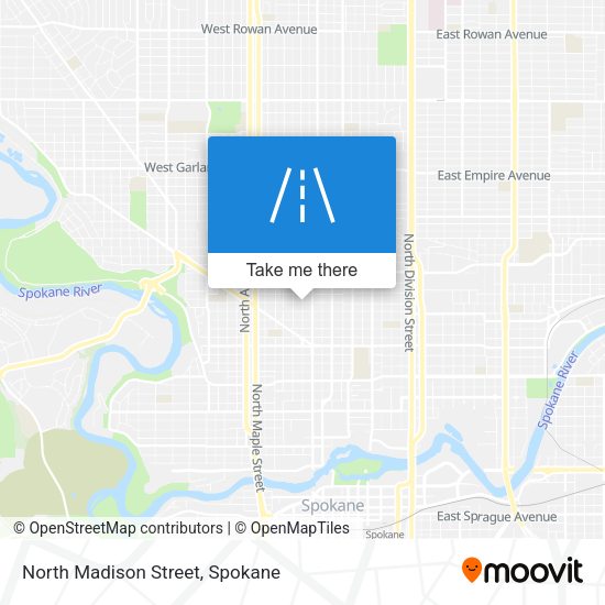 North Madison Street map