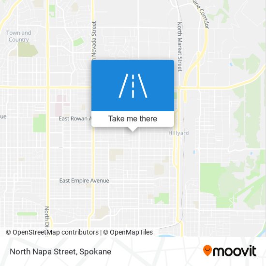 North Napa Street map