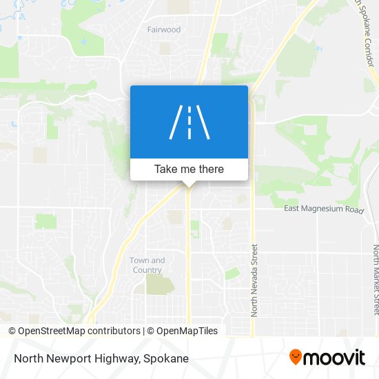 North Newport Highway map