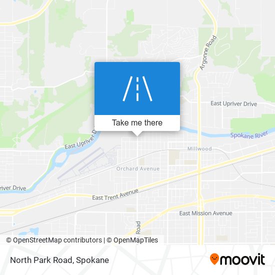 North Park Road map