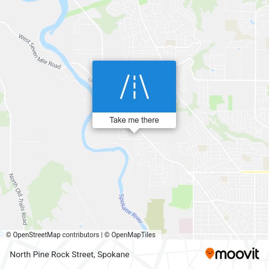 North Pine Rock Street map