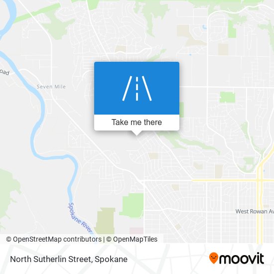 North Sutherlin Street map