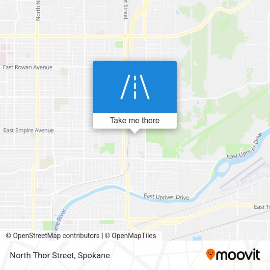 Mapa de North Thor Street