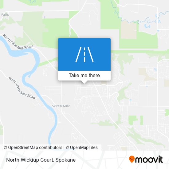 Mapa de North Wickiup Court