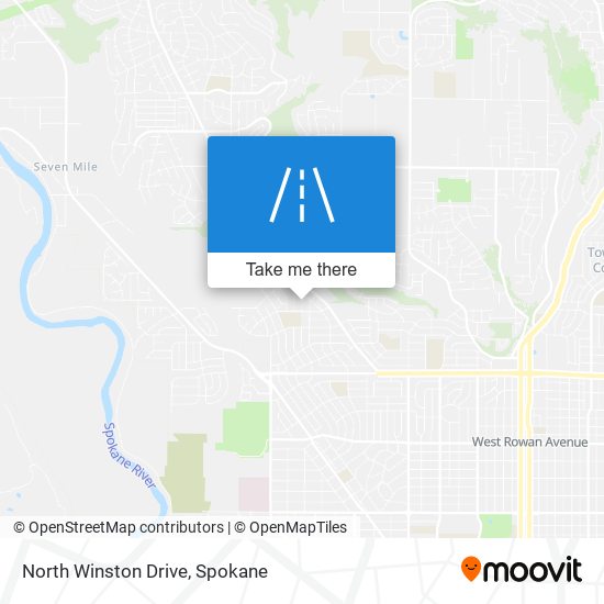 North Winston Drive map