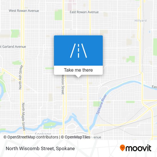 Mapa de North Wiscomb Street