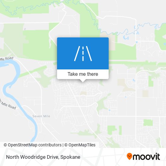 North Woodridge Drive map