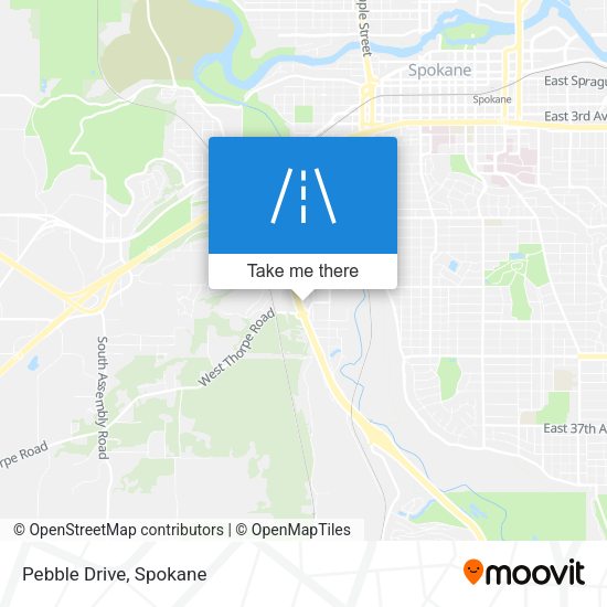 Mapa de Pebble Drive