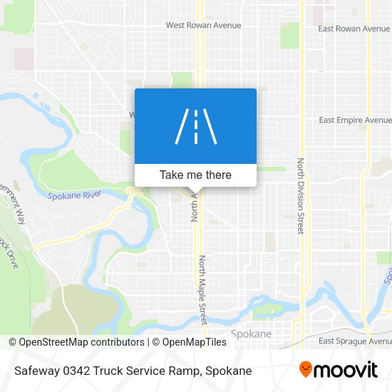 Safeway 0342 Truck Service Ramp map
