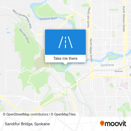 Sandifur Bridge map