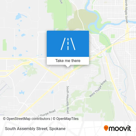 South Assembly Street map