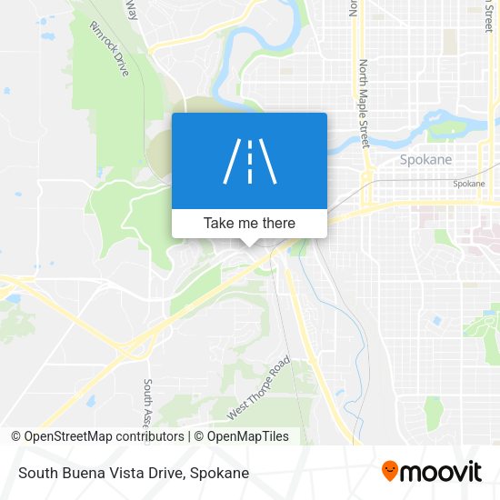 South Buena Vista Drive map