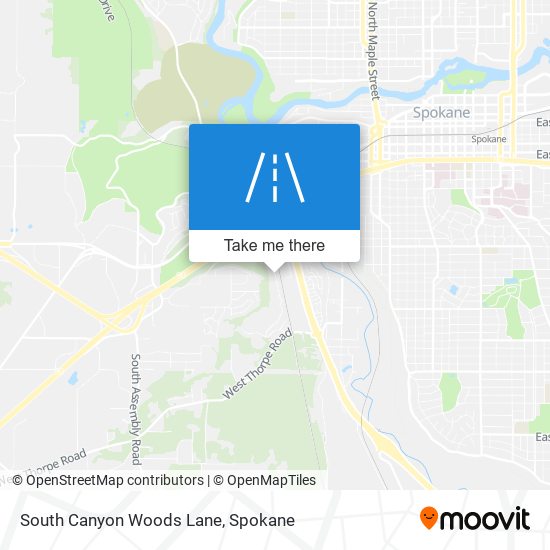 Mapa de South Canyon Woods Lane