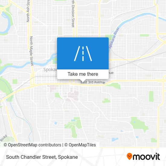 South Chandler Street map