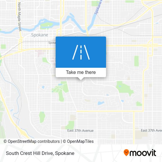 Mapa de South Crest Hill Drive