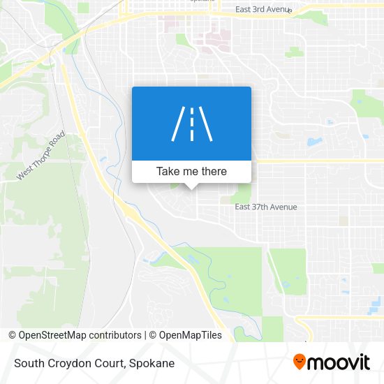 South Croydon Court map