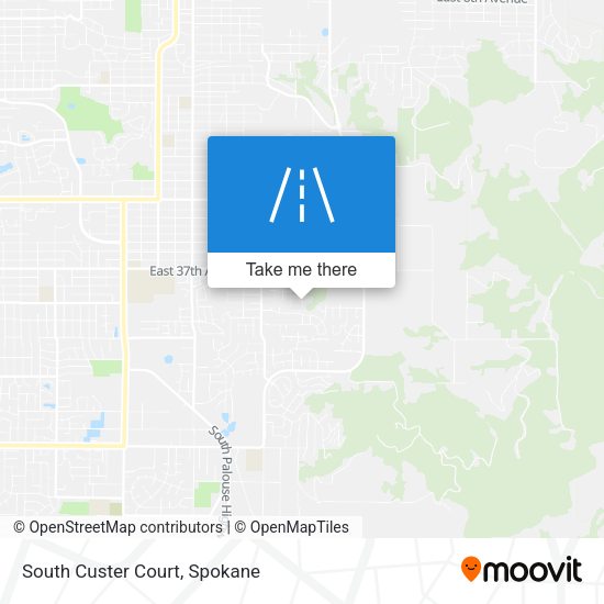 Mapa de South Custer Court