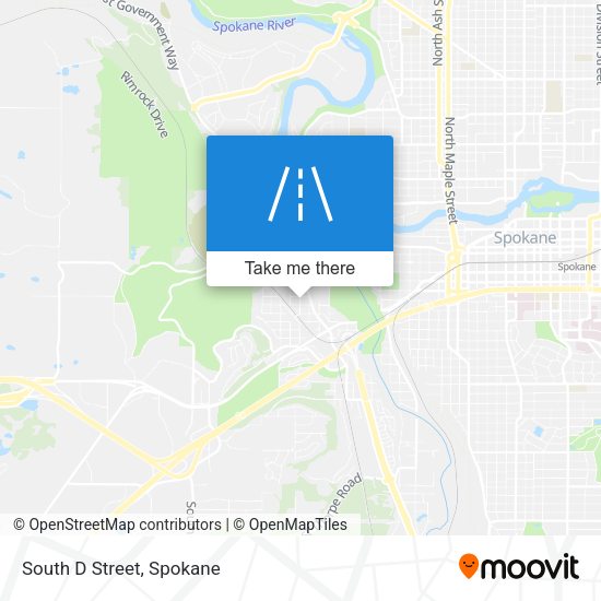 Mapa de South D Street