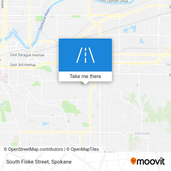 South Fiske Street map