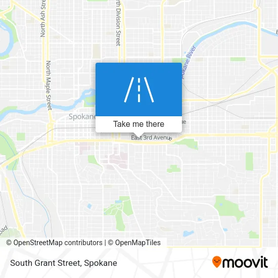 South Grant Street map