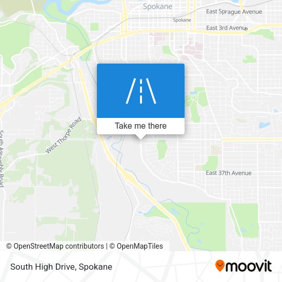 Mapa de South High Drive