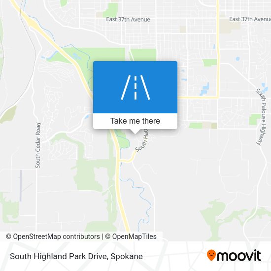 Mapa de South Highland Park Drive