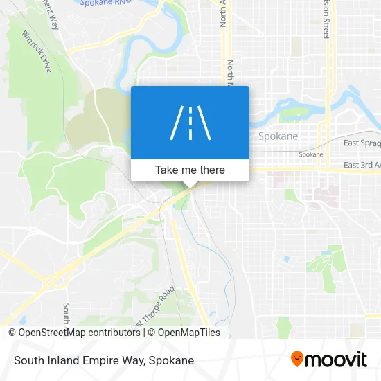 South Inland Empire Way map