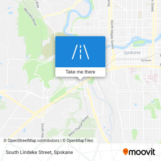 South Lindeke Street map