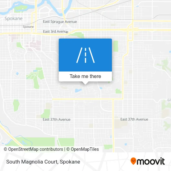 South Magnolia Court map