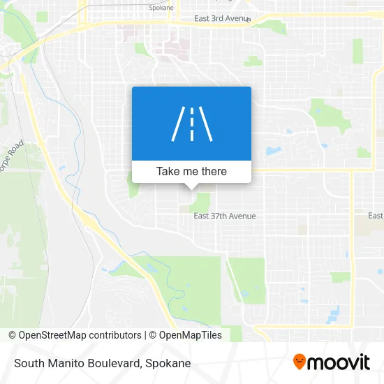 South Manito Boulevard map